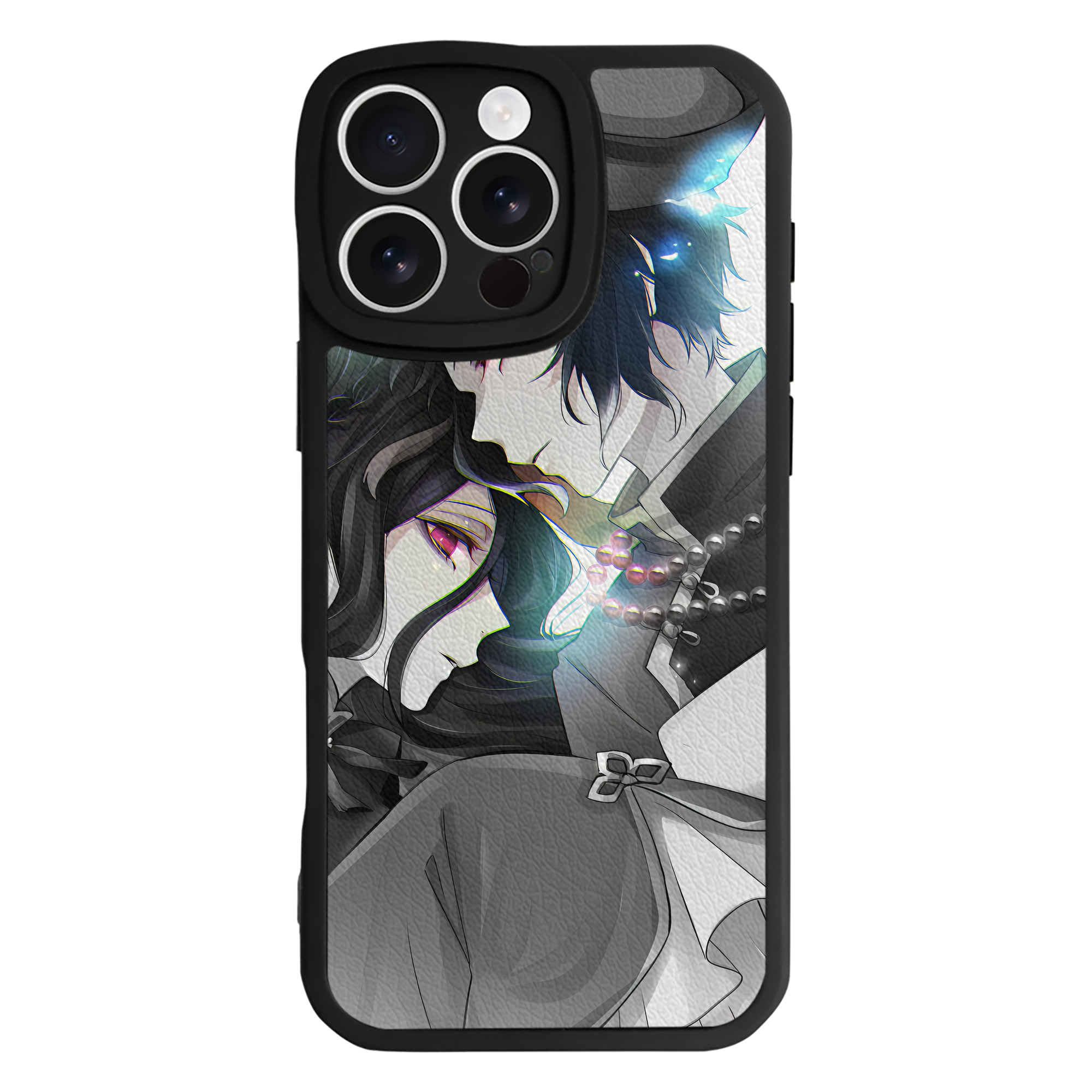 （画像用） 文豪ストレイドッグス Bungo Stray Dogs 【iPhone 16シリーズ対応】シリコンスマホケース（レザー調） 材質：シリコン